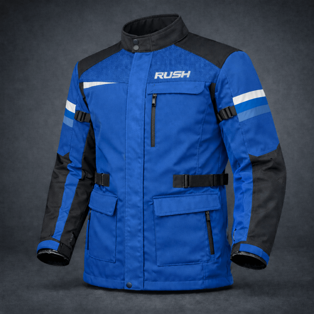 allweather pro textile long jacket blue