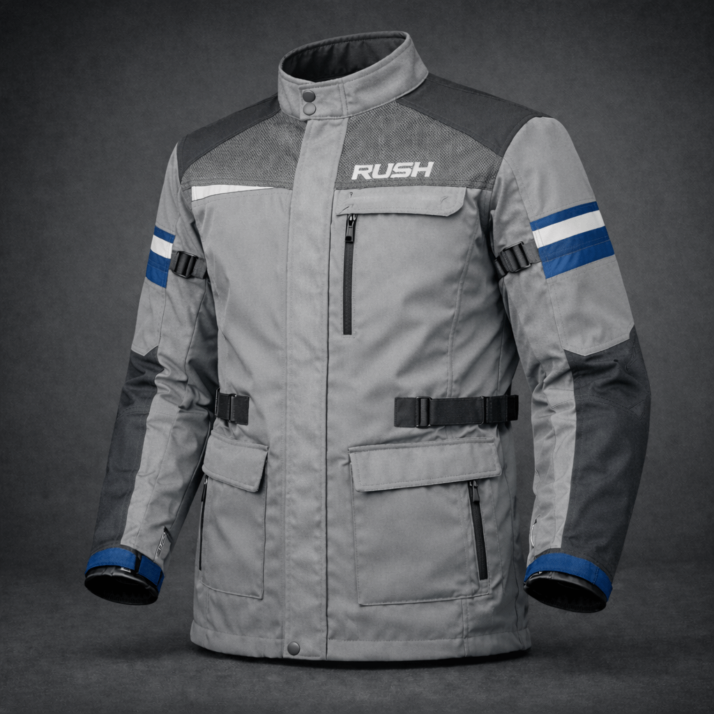 allweather pro textile long jacket silver