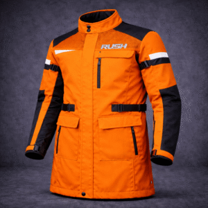 roadmaster textile long jacket orange