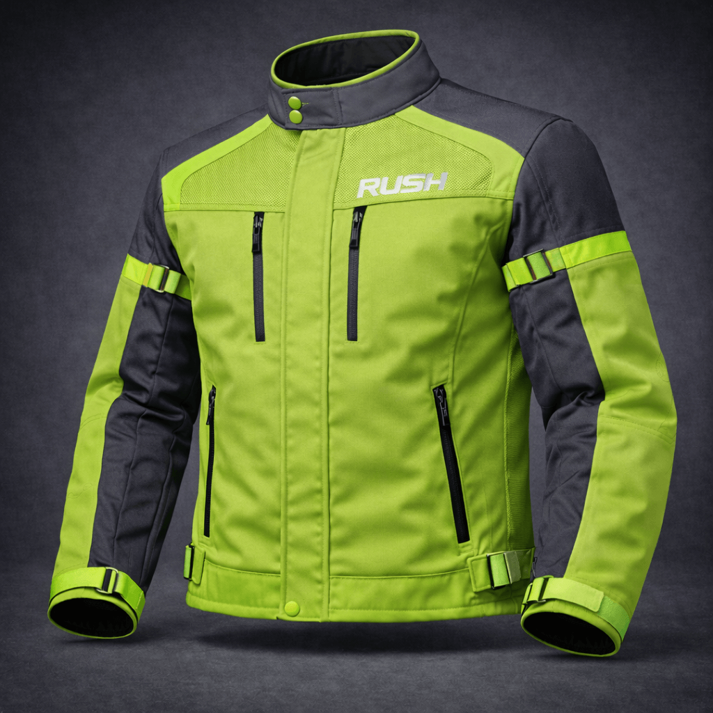 urbanrush textile short jacket green