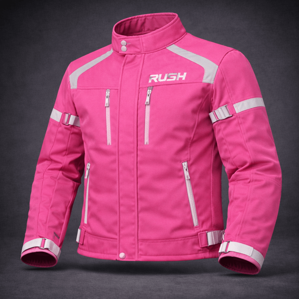 urbanrush textile short jacket pink
