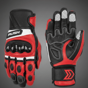 valken touring motorcycle gloves red rush