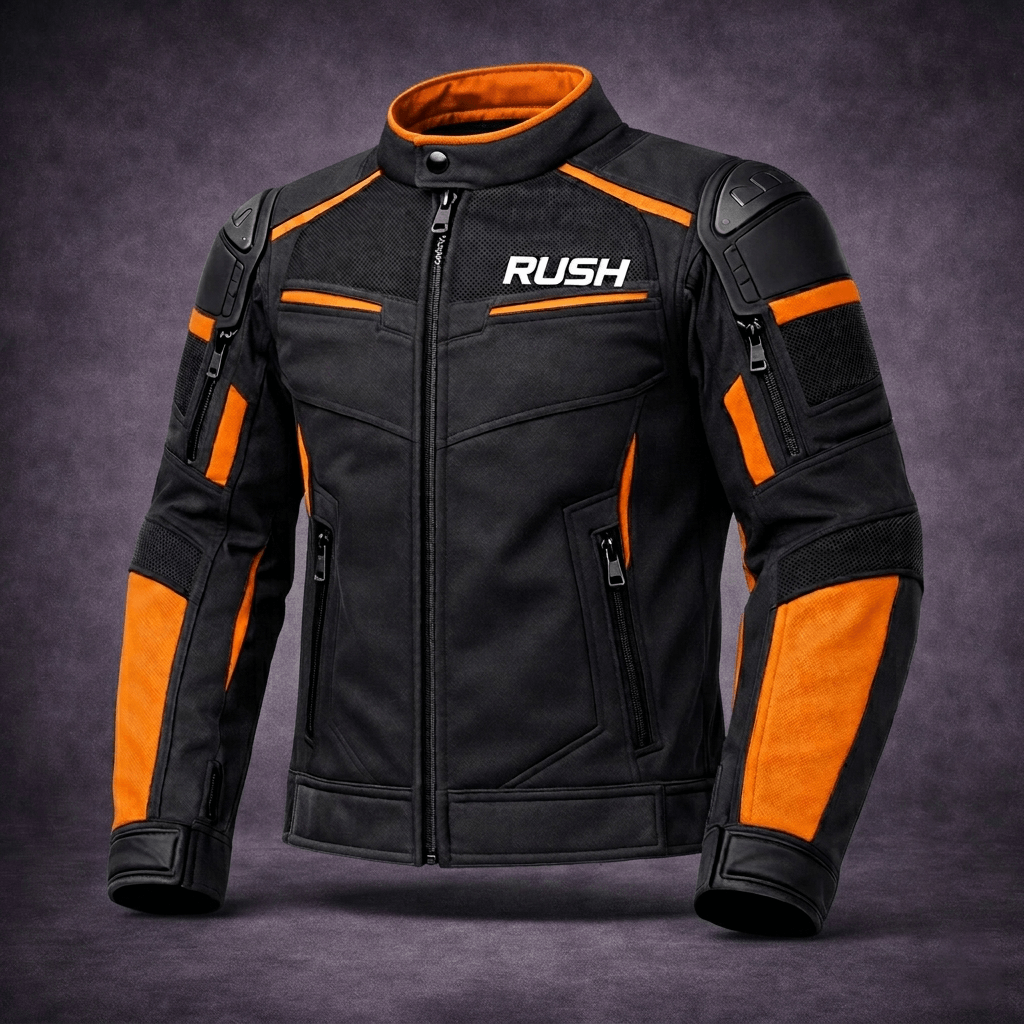 drakon performance riding orange jacket