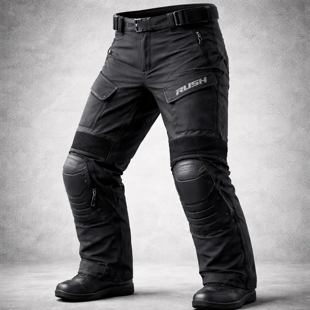 frostshield waterproof textile winter motorcycle black pant