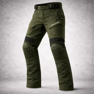 frostshield waterproof textile winter motorcycle olive green pant