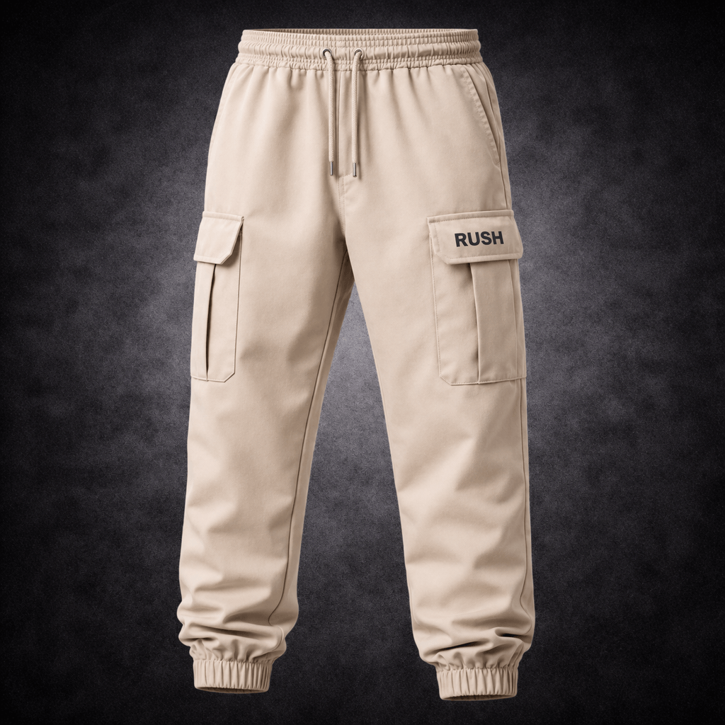 rush hybrid tactical cargo beige trouser