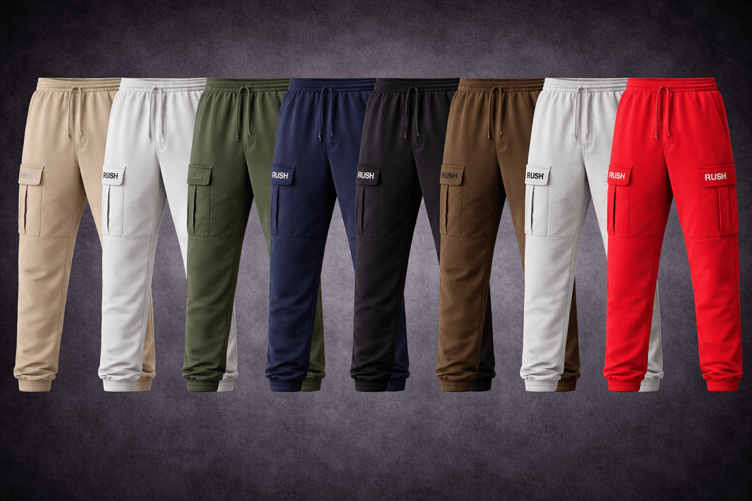 rush hybrid tactical cargo multi color trousers