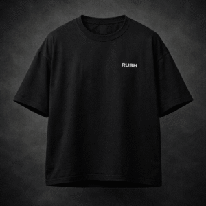 rush oversized black tshirt