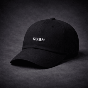 rush streetwear black cap