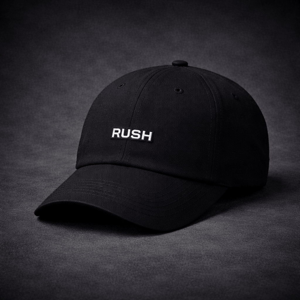 rush streetwear black cap