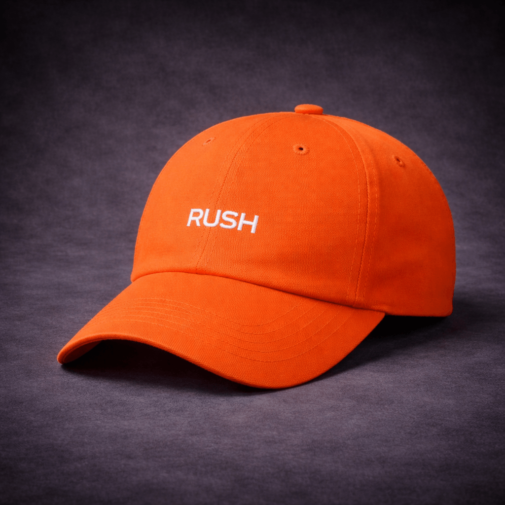 rush streetwear orange cap
