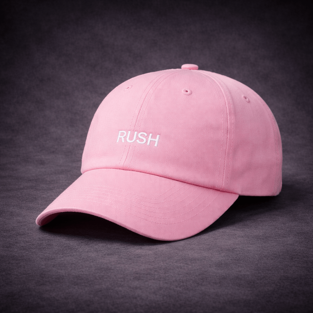 rush streetwear pink cap
