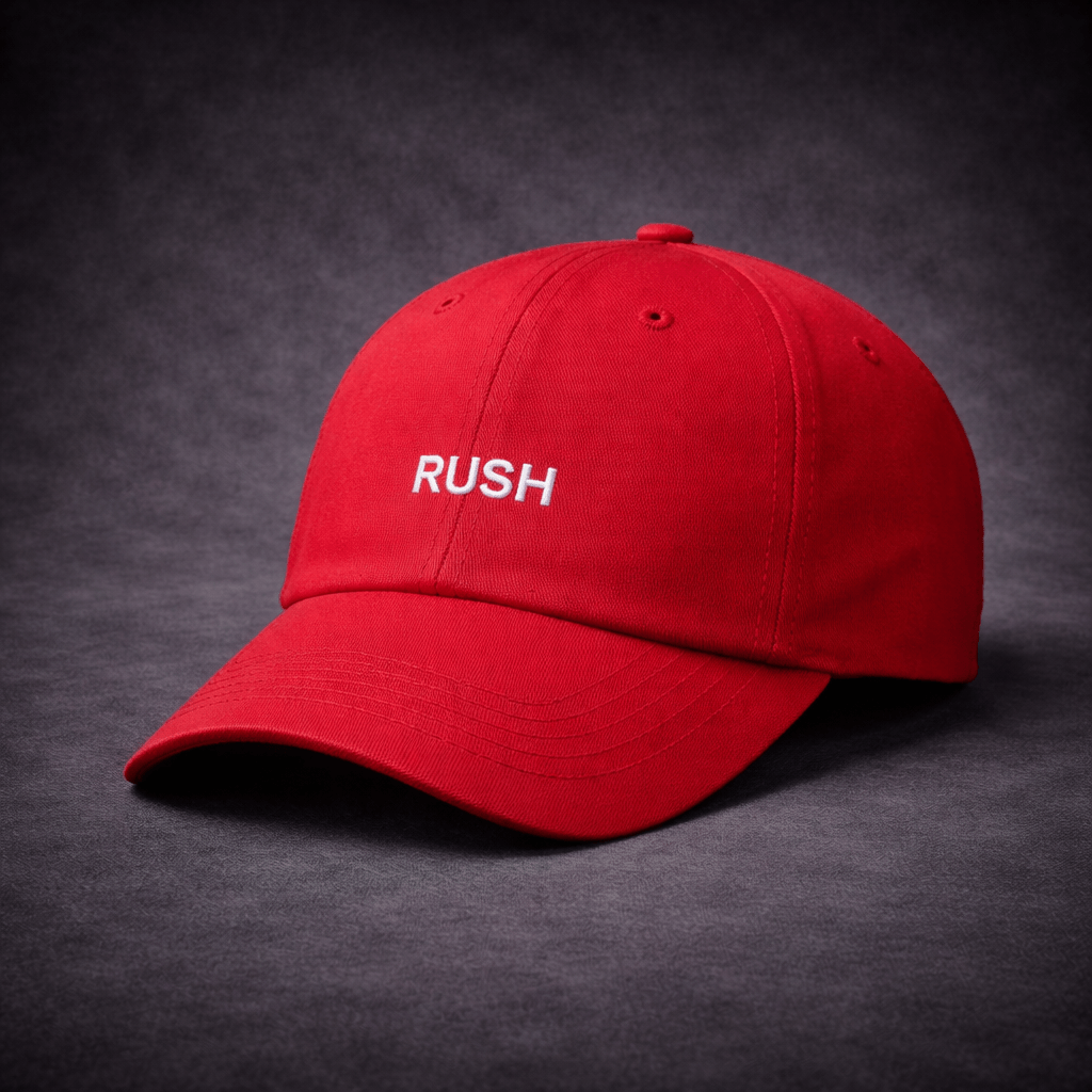 rush streetwear red cap