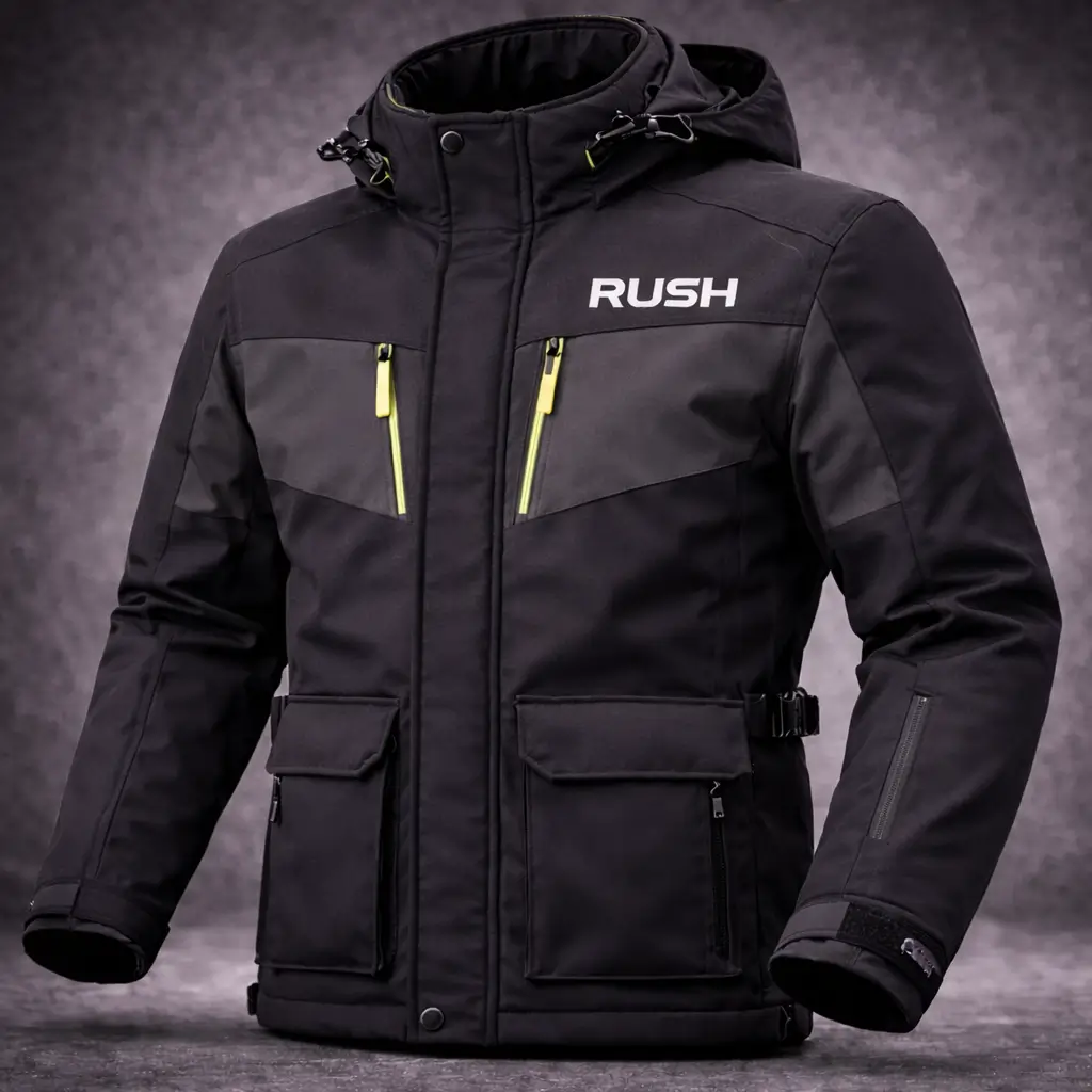 stormtherm all weather textile winter motorcycle jacket for men