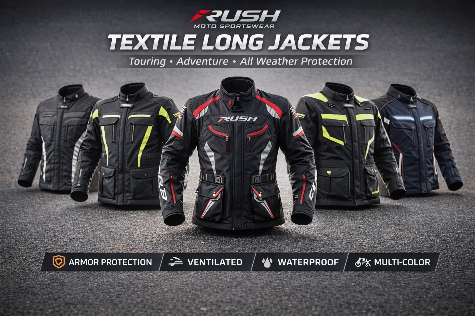 textile long jackets category banner photo