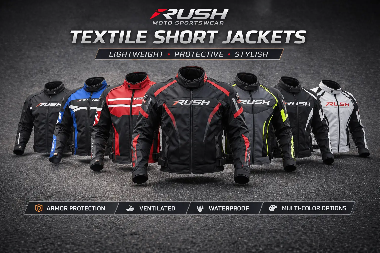 textile short jackets category banner photo